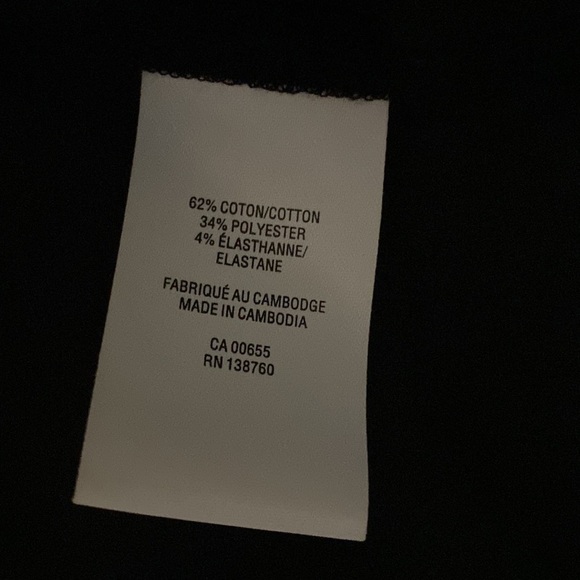 R Essentials black button down dress shirt in small - Picture 3 of 5